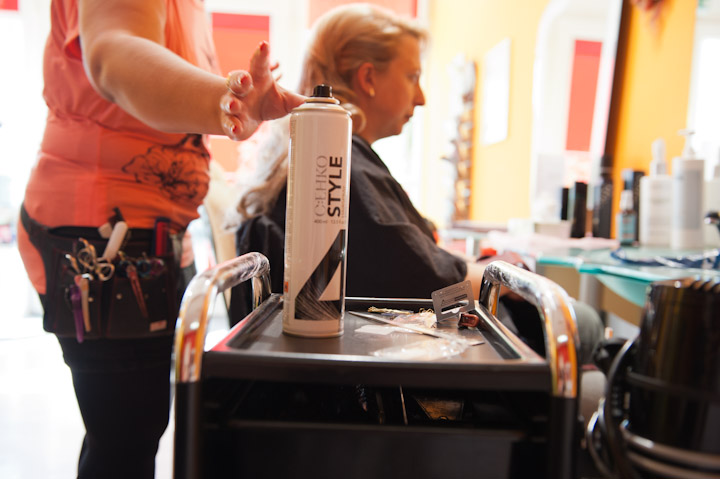 Beim Friseur