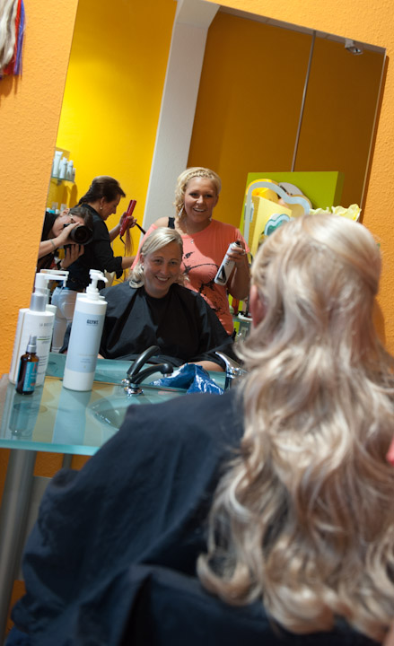 Beim Friseur