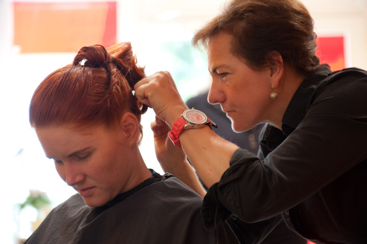 Beim Friseur