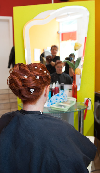 Beim Friseur